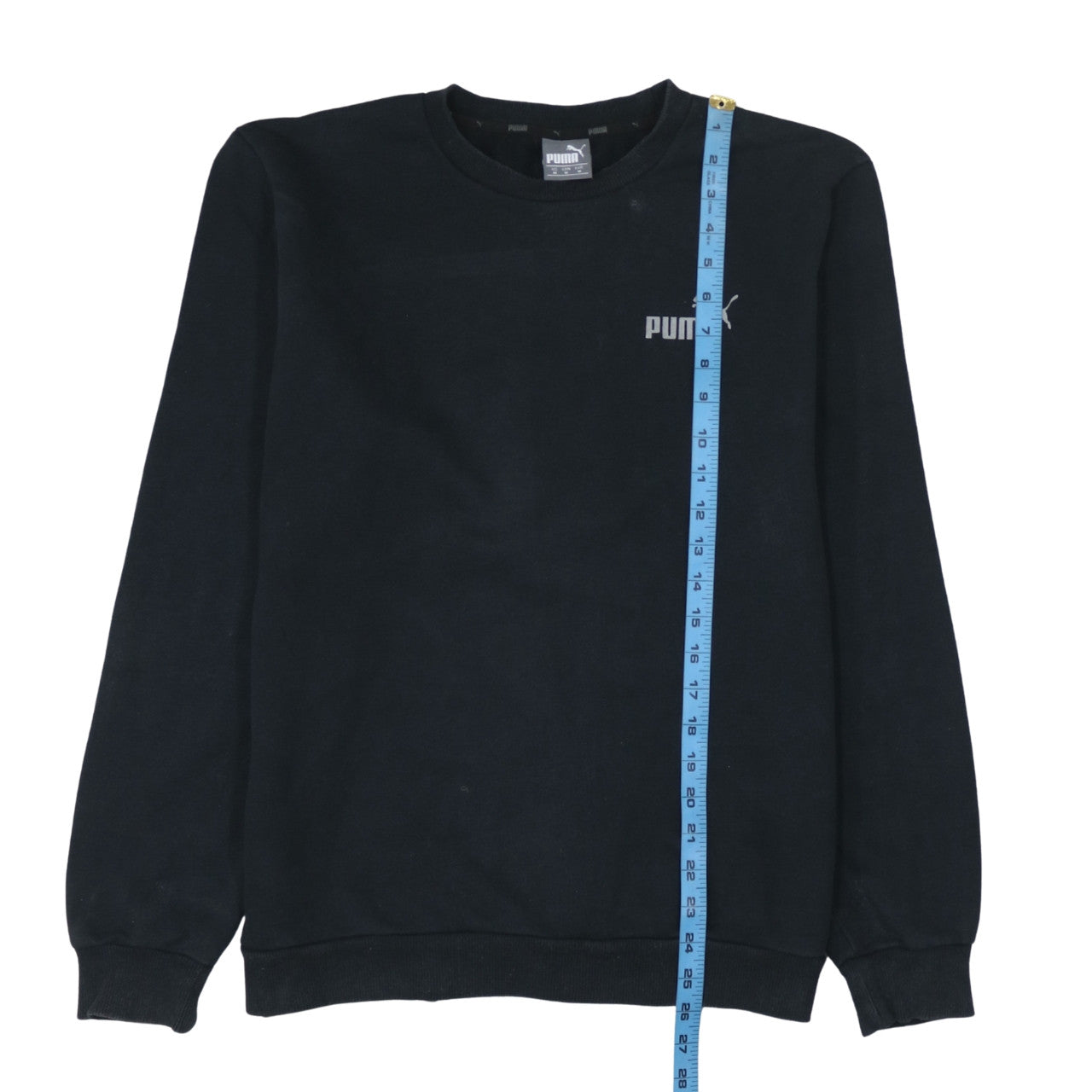 Puma Mens Black XL Crew Neck Pullover Sweatshirt