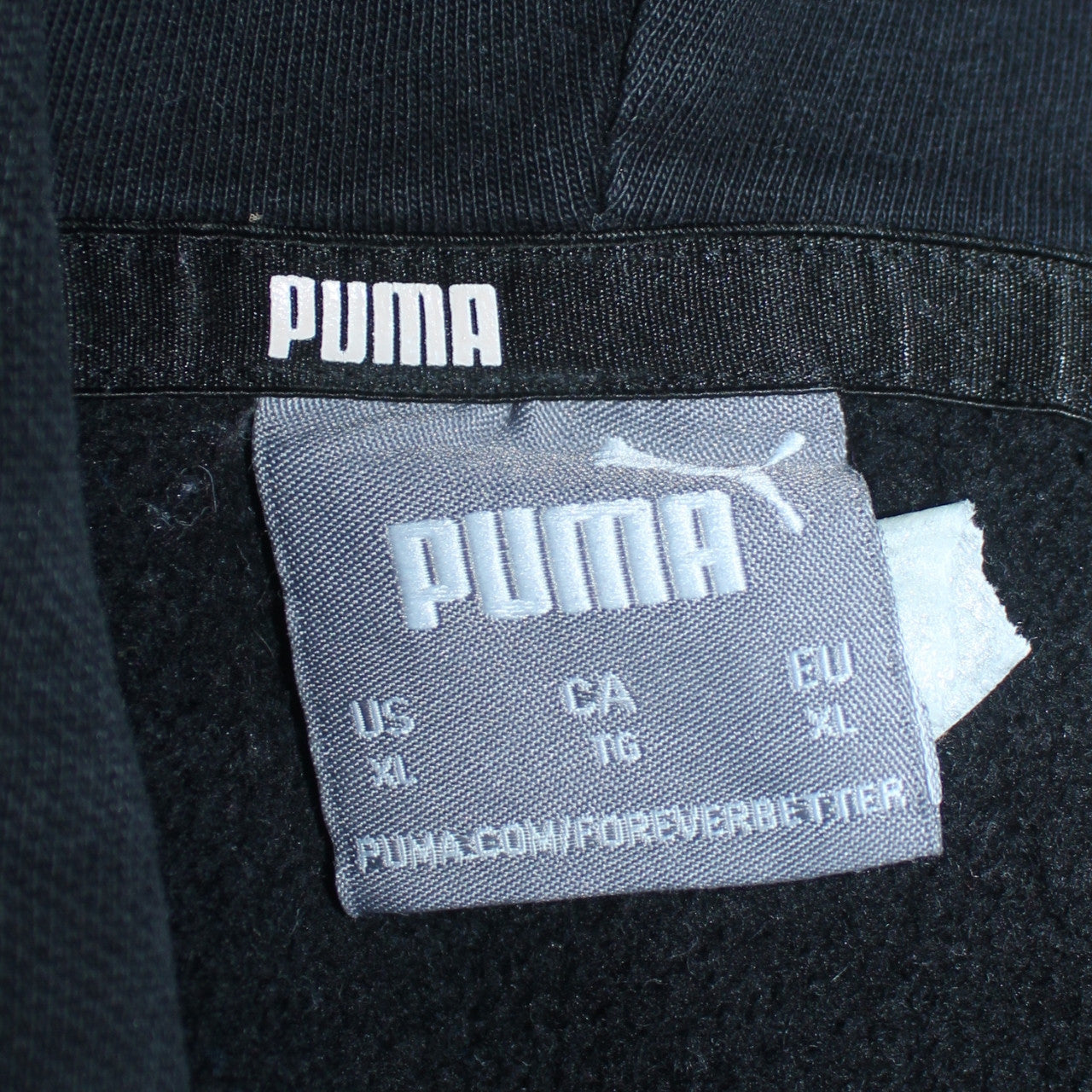 Puma Mens Black XL Crew Neck Pullover Sweatshirt