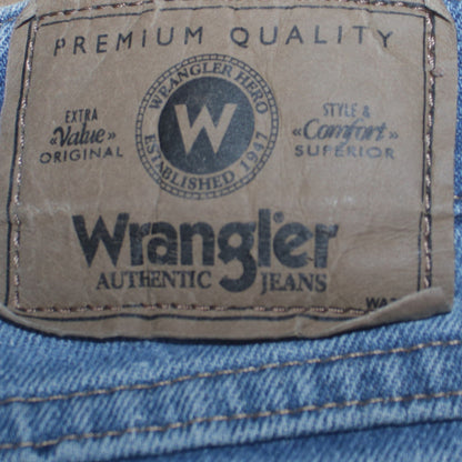 Wrangler Men's Blue Regular Fit Straight Jeans 42x32 Denim