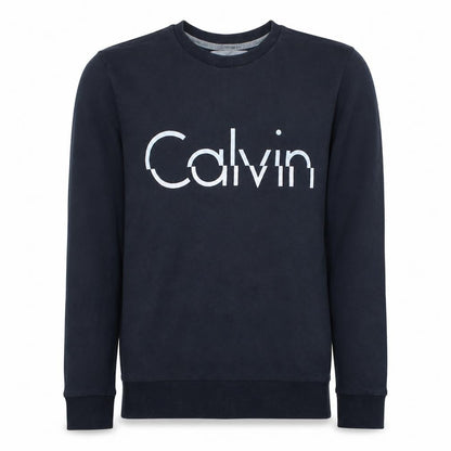 Calvin Klein Jeans Men's Black Logo Pullover Sweatshirt Size S
