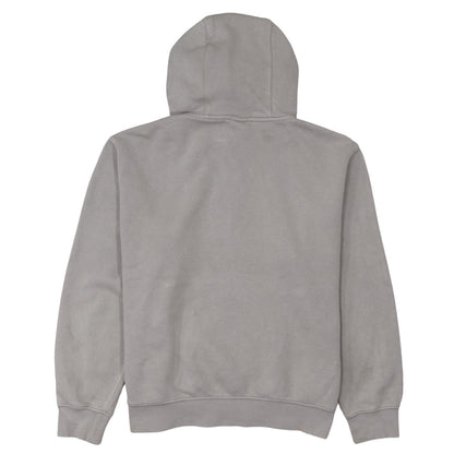 Nike Men Beige Pullover Hoodie L Fleece Logo Sportswear