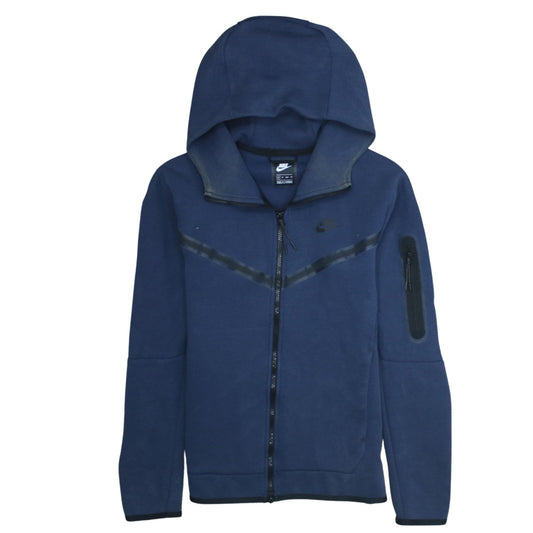Nike Men's Blue Full Zip Hoodie XS Regular Fit Sportswear