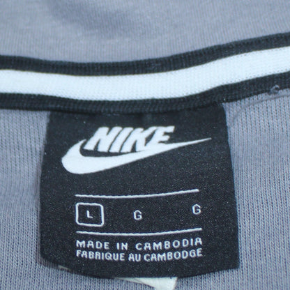 Nike Men's Grey Pullover Hoodie L Lightweight Sportswear
