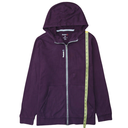 Reebok Women’s Purple Full Zip Hoodie XL Cotton Casual