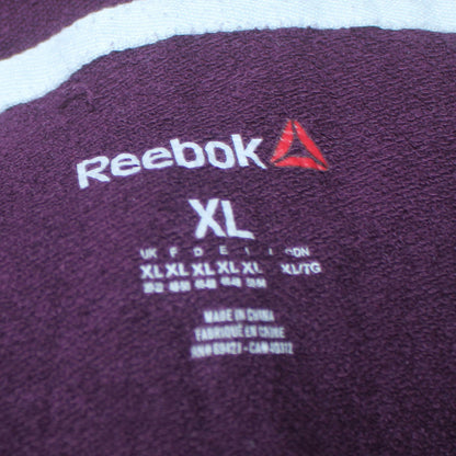 Reebok Women’s Purple Full Zip Hoodie XL Cotton Casual