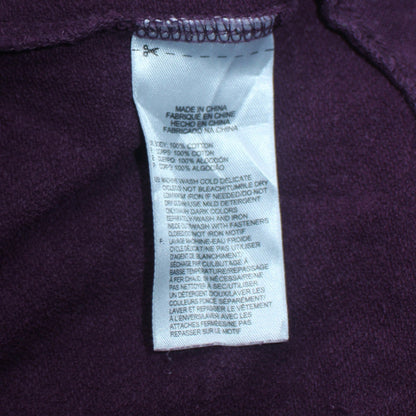 Reebok Women’s Purple Full Zip Hoodie XL Cotton Casual