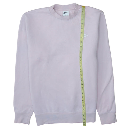 Nike Women's Pink Crew Neck Pullover Sweatshirt Size S