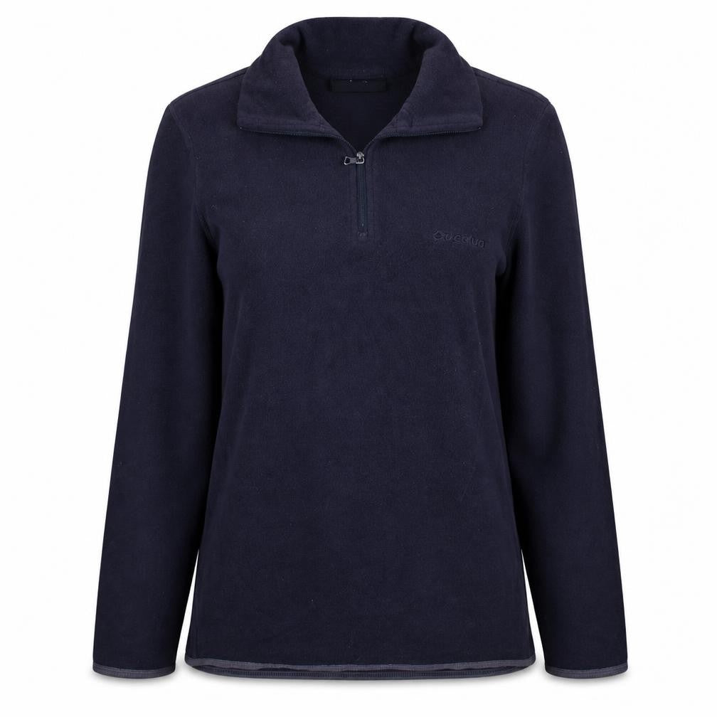 Lotto Womens Navy Blue XS Fleece 1/4 Zip Pullover Sweatshirt