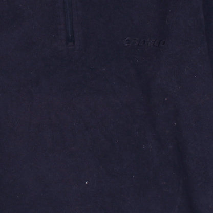 Lotto Womens Navy Blue XS Fleece 1/4 Zip Pullover Sweatshirt