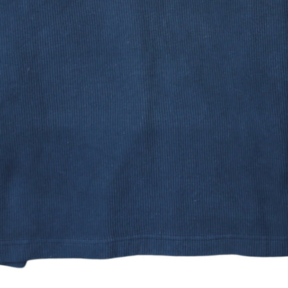 Fred Perry Men's Blue M 1/4 Zip Corduroy Sweatshirt