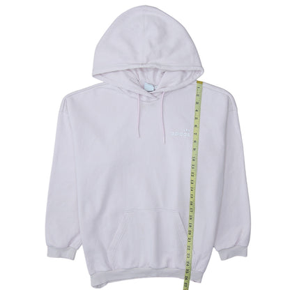Adidas Women’s Pink Hoodie UK 12 Pullover Kangaroo Pocket Logo Sweatshirt