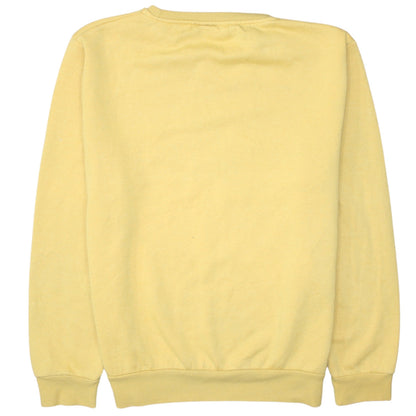 Disney Women's Yellow Mickey Mouse Pullover Sweatshirt Size S