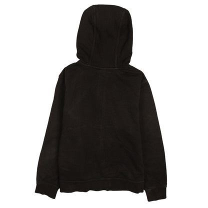 Nike Boys Black Full Zip Hoodie Sweatshirt 12-13 Years Cotton Blend