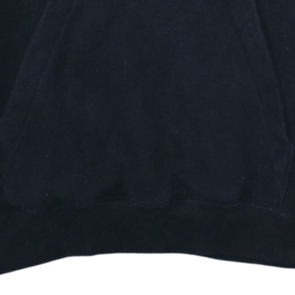 Champion Men's Black Small Pullover Hoodie with Logo Trim