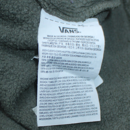 Vans Men’s Green Logo Pullover Sweatshirt Size L Crew Neck