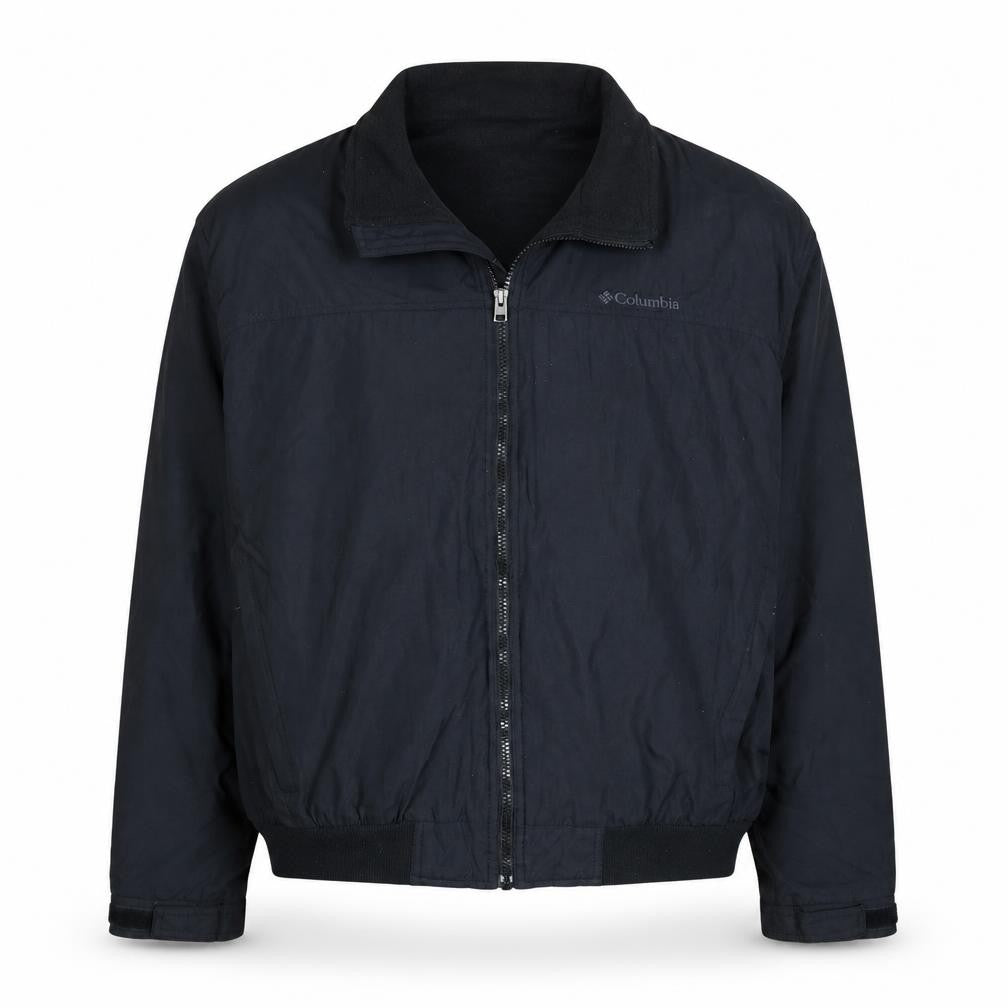 Columbia Men's Black XL Full Zip Lightweight Bomber Jacket