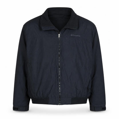 Columbia Men's Black XL Full Zip Lightweight Bomber Jacket
