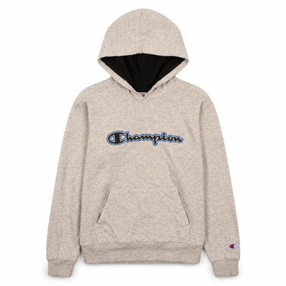 Champion Womens Grey Pullover Hoodie L Casual Athletic Sweatshirt