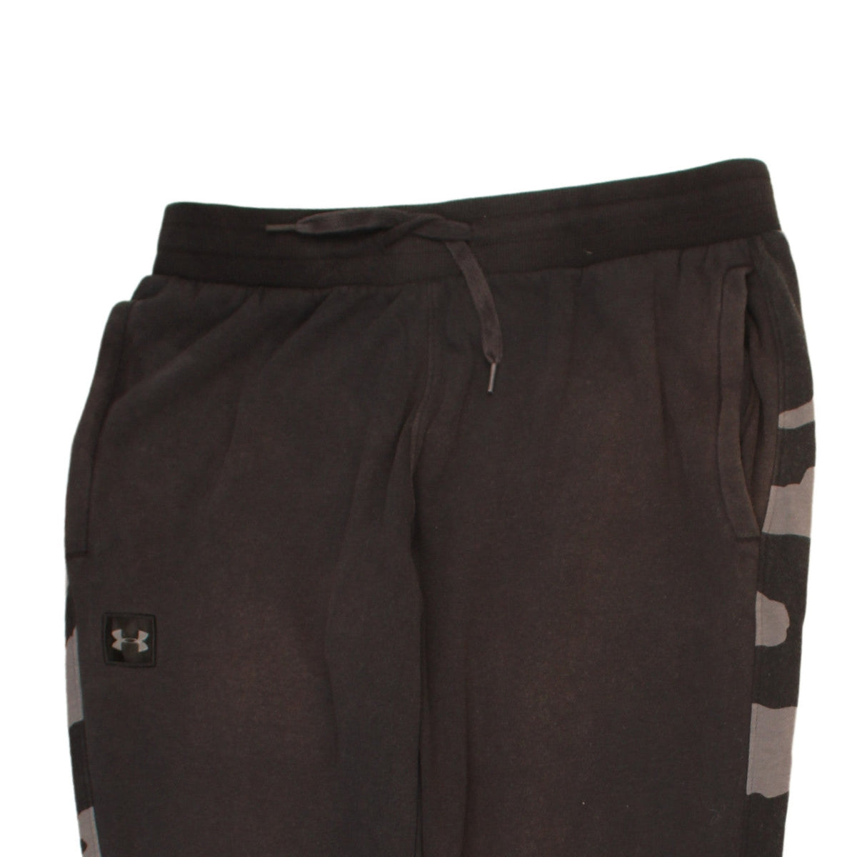 Under Armour Men’s Black Camo Side Panel Jogger Trousers Size L