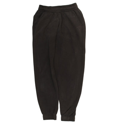 Puma Boys Black Jogger Sweatpants 13-14 Years Fleece Tapered Fit