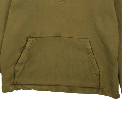 Nike Men’s Green 1/2 Zip Hoodie L Regular Fleece Pullover