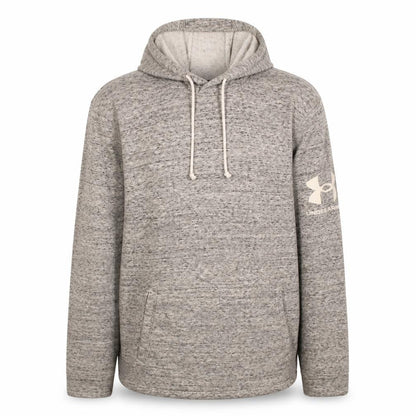 Under Armour Men's Grey Hooded Pullover Sweatshirt Size M Loose Fit