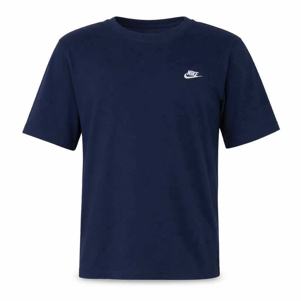 Nike Men's Blue XL Crew Neck Cotton Short Sleeve T-Shirt