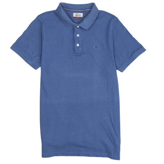 Tommy Hilfiger Denim Men's Blue Cotton Polo Shirt Size L