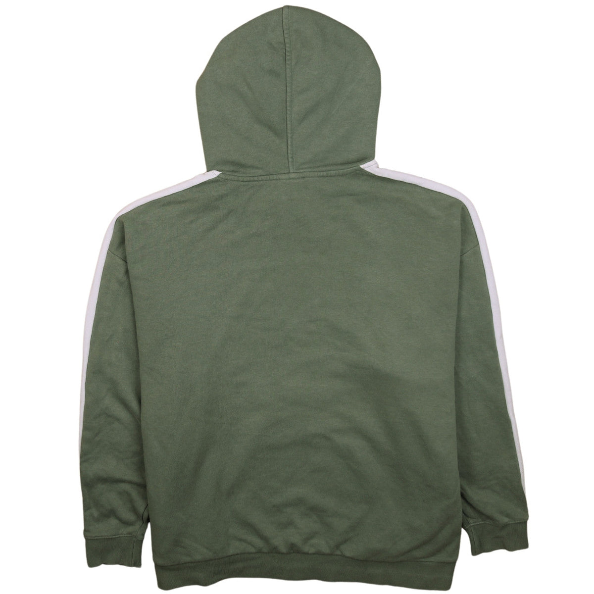 Puma Women's Green White Pullover Hoodie Size 12 Logo Print