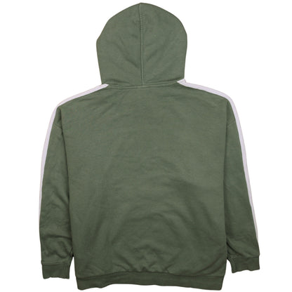 Puma Women's Green White Pullover Hoodie Size 12 Logo Print