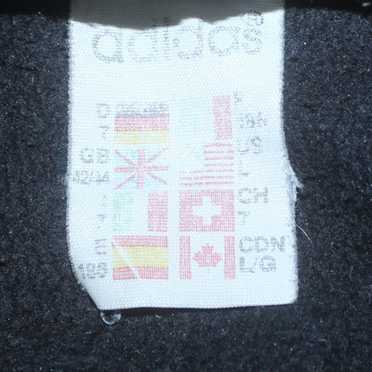 Adidas Men's Black 3/4 Sleeve Crew Neck Vintage Logo Sweatshirt L