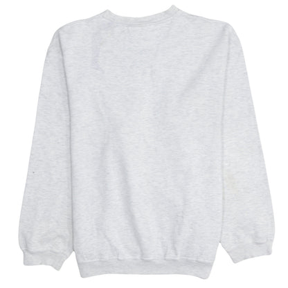 Adidas Mens Grey Crew Neck Pullover Sweatshirt L Regular Fit