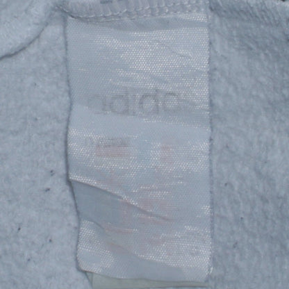 Adidas Mens Grey Crew Neck Pullover Sweatshirt L Regular Fit