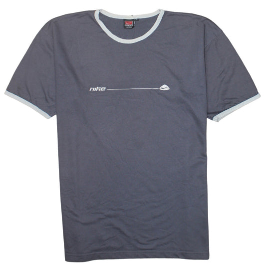 Nike Men's Grey XL Vintage Sports Graphic T-Shirt