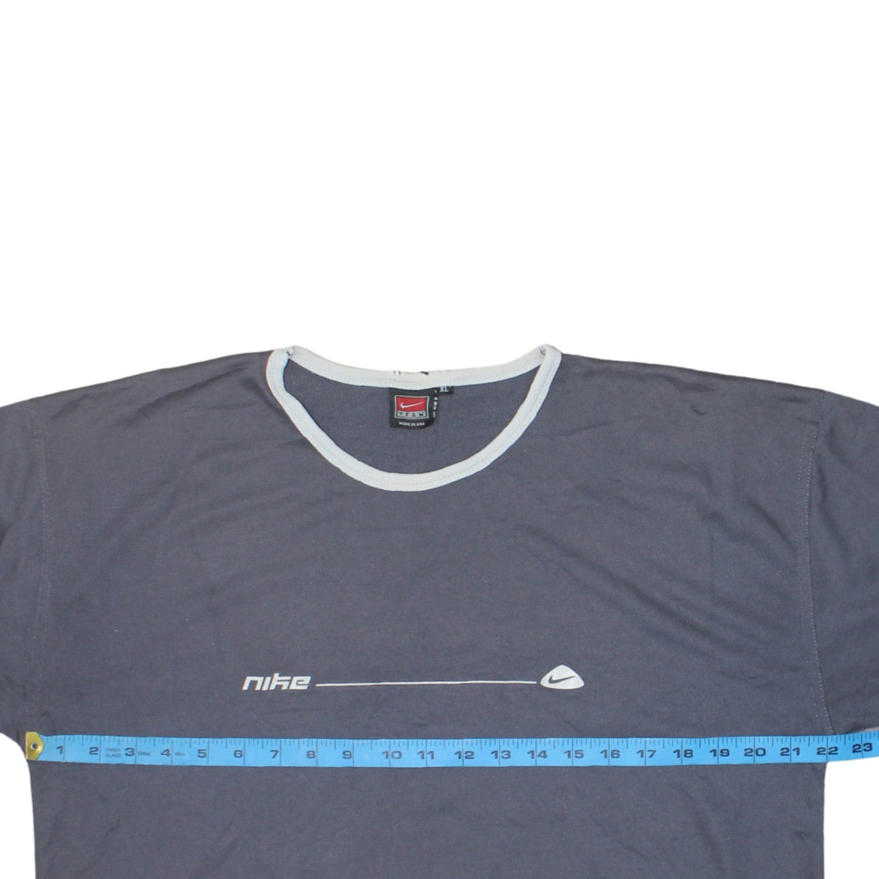 Nike Men's Grey XL Vintage Sports Graphic T-Shirt