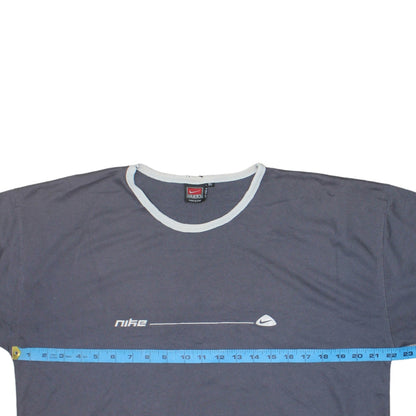 Nike Men's Grey XL Vintage Sports Graphic T-Shirt