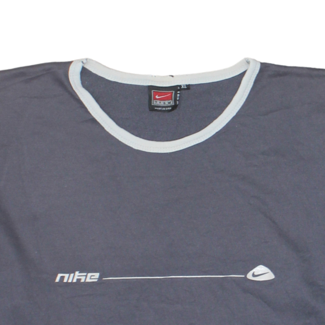 Nike Men's Grey XL Vintage Sports Graphic T-Shirt