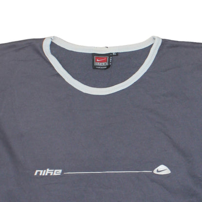 Nike Men's Grey XL Vintage Sports Graphic T-Shirt