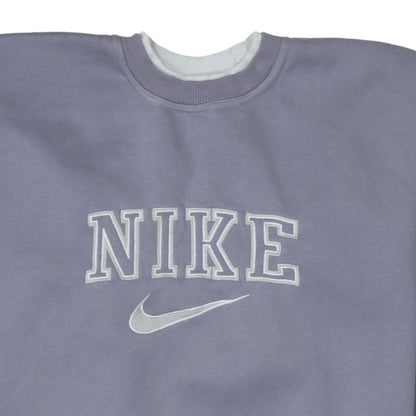 Nike Women's Purple Crew Neck Pullover Sweatshirt Size L