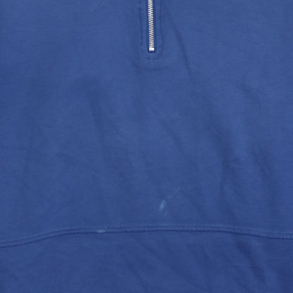 Champion Men's Blue 1/4 Zip Sports Sweatshirt Size M