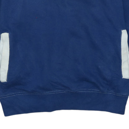 Kappa Boys Blue Crew Neck Pullover Sweatshirt Size 12 Years Cotton Blend
