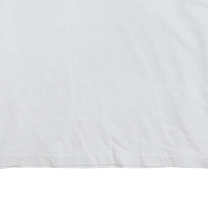 Tommy Jeans Men's White Cotton Crew Neck T-Shirt Size L