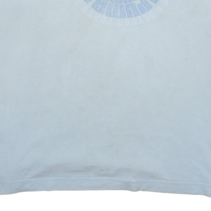 Puma Men's Blue Graphic Print Crew Neck Short Sleeve T-Shirt XL