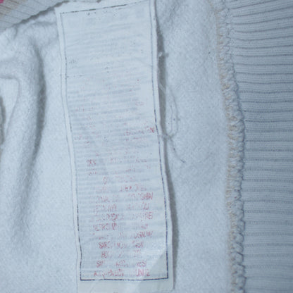 Nike Women White Full Zip Sweatshirt Size S Just Do It Logo
