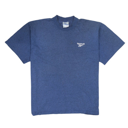 Reebok Men's Blue Crew Neck Short Sleeve Classic T-Shirt Size S