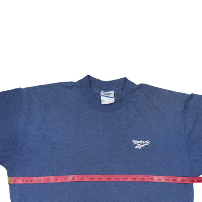 Reebok Men's Blue Crew Neck Short Sleeve Classic T-Shirt Size S