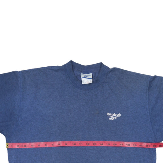 Reebok Men's Blue Crew Neck Short Sleeve Classic T-Shirt Size S