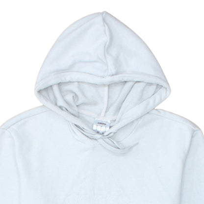 adidas Men's White Pullover Hoodie Small Sports Cotton Blend
