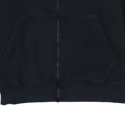 Nike Men's Black Small Track Jacket Full Zip Fleece Activewear