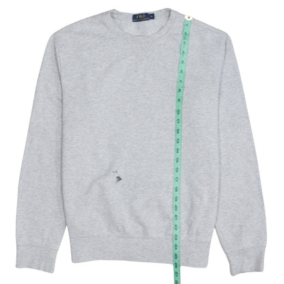 Polo Ralph Lauren Mens Grey Crew Neck Sweatshirt M Regular Fit
